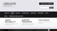 Desktop Screenshot of limousine-service-switzerland.com